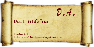 Dull Aléna névjegykártya